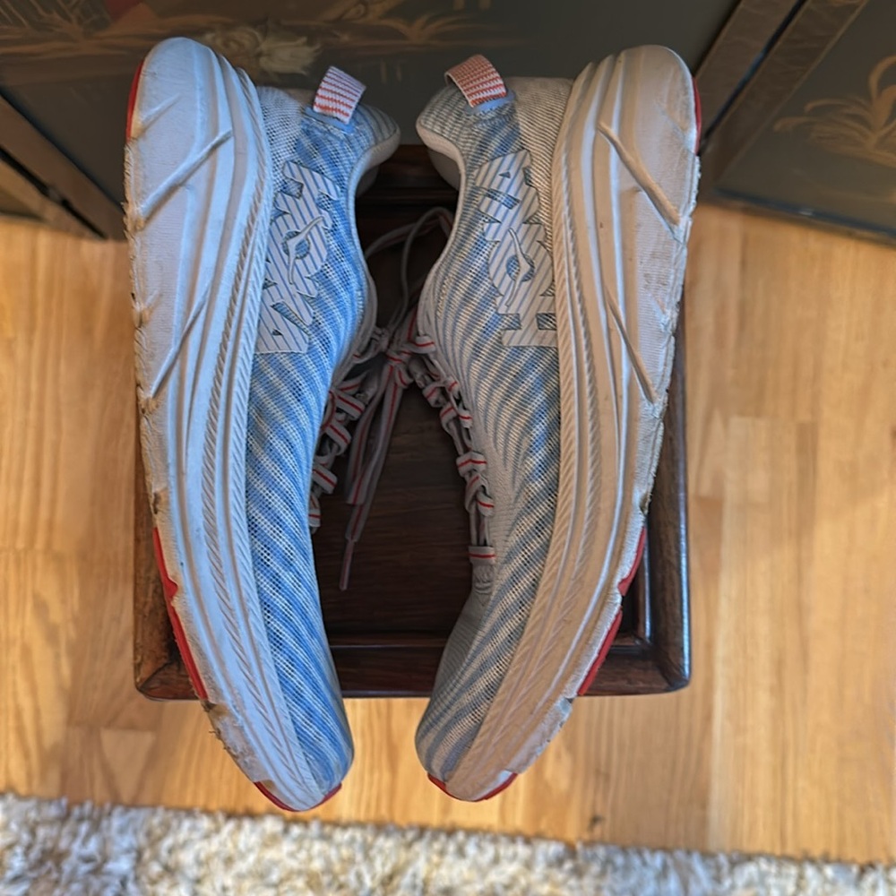 HOKA One One Womens 7.5 Running Shoe Placid Blue Plein Air Rincon 1102875 *523 - Picture 9 of 12